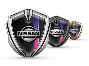 Nissan Abovedado Emblema Insignia Diseño Lujo Acabado Aleación